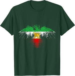 Iran,Iran Lion Sun Flag,Persian,Iran Flag. T-Shirt - T-Shirt | Forest