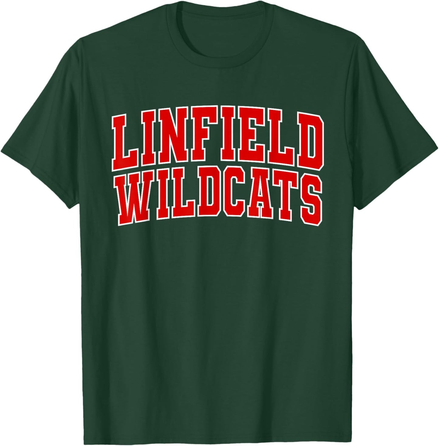 Linfield University Wildcats Apparel Sports Fan T-Shirt - T-Shirt | Forest