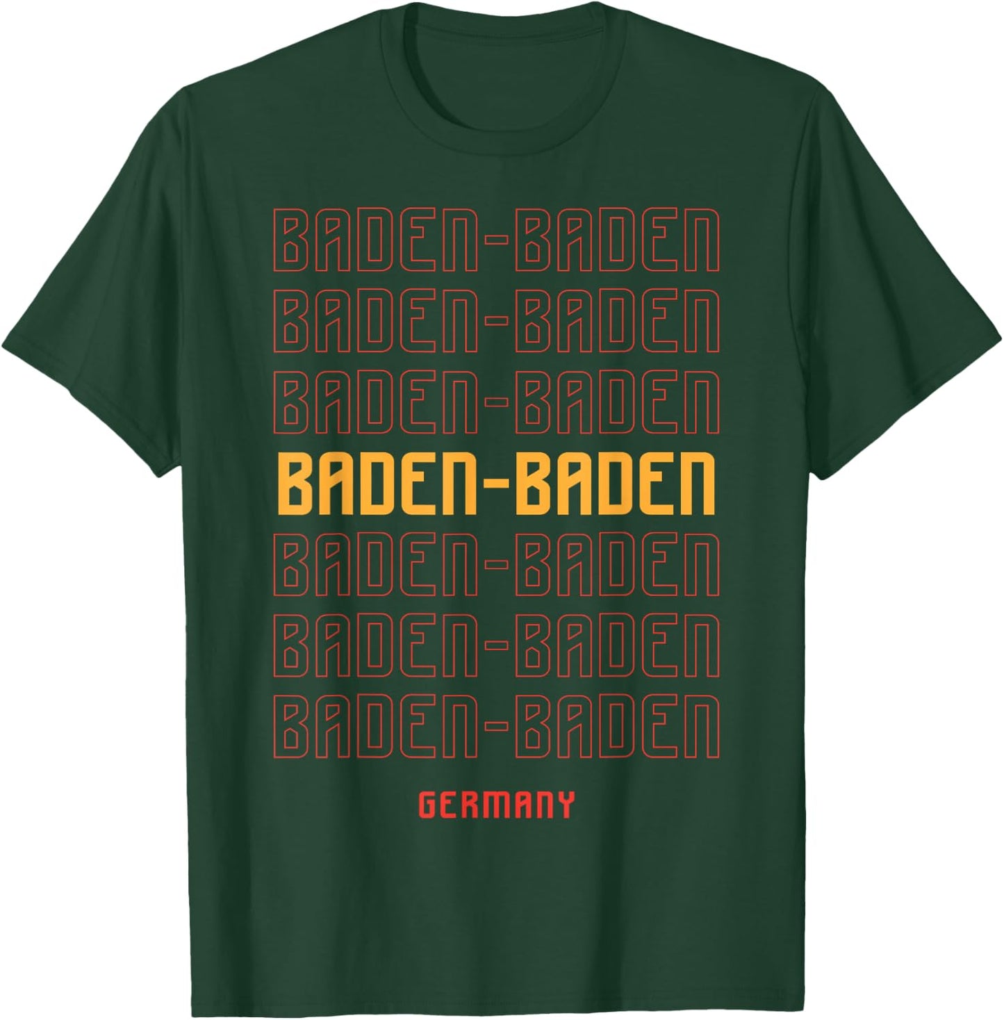 Baden Baden Germany T-Shirt - T-Shirt | Forest