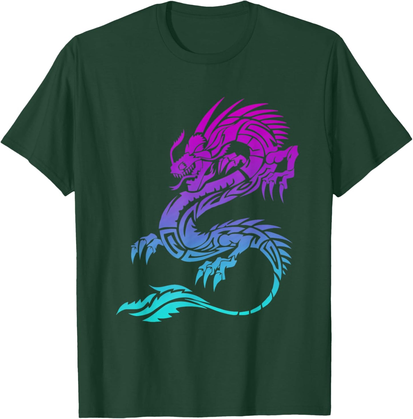 Galaxy dragon Tribal design dragon T-Shirt - T-Shirt | Forest