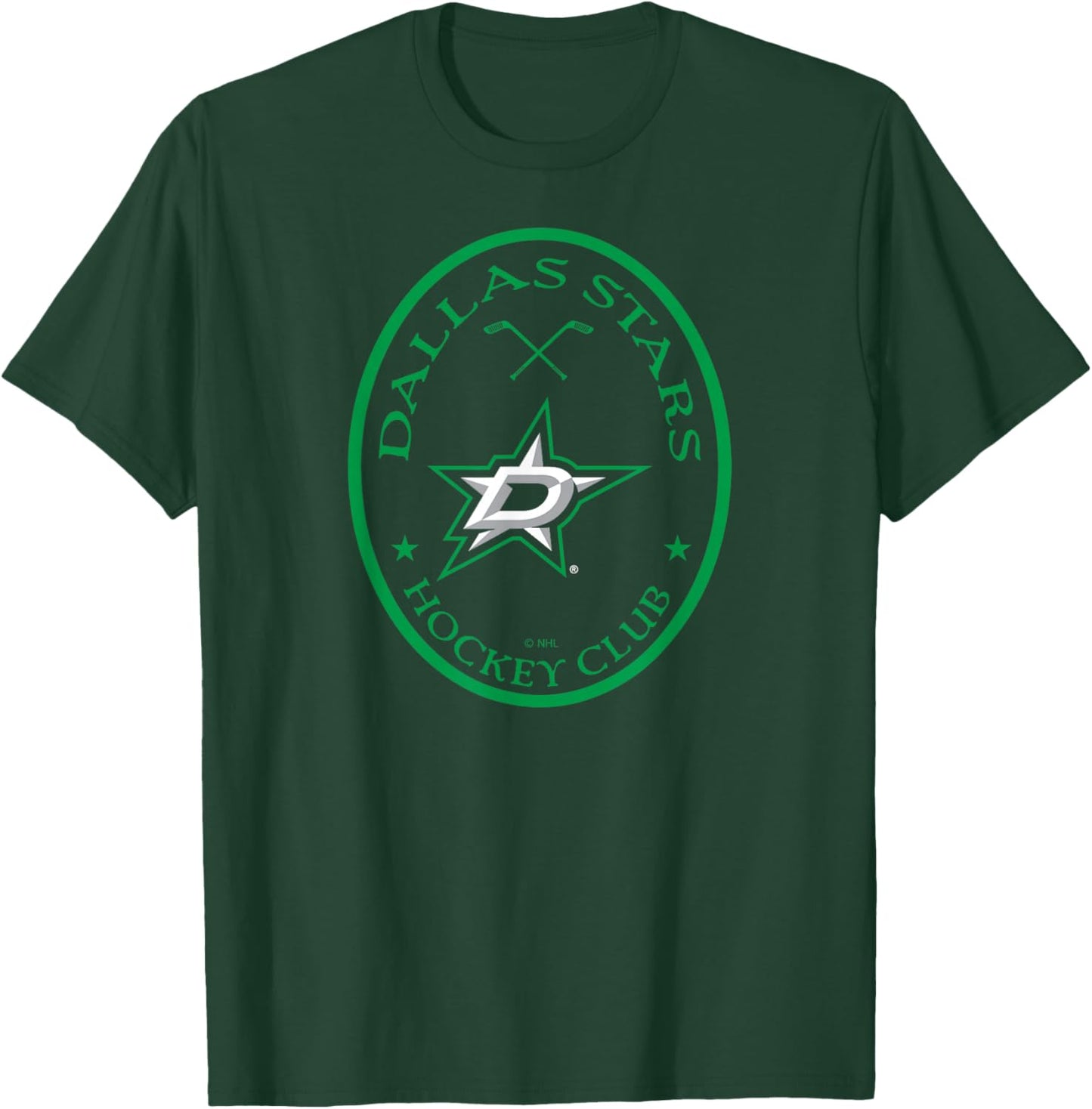 Dallas Stars Iconic Black Officially Licensed T-Shirt - T-Shirt | Forest