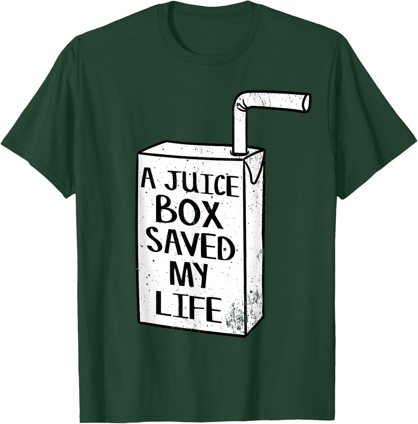 A Juice Box Saved My Life Diabetes T-Shirt - T-Shirt | Forest