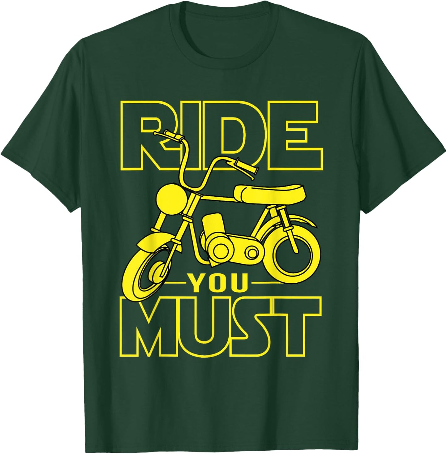 Minibike Mini Motorbike Funny Pocket Bike T-Shirt - T-Shirt | Forest
