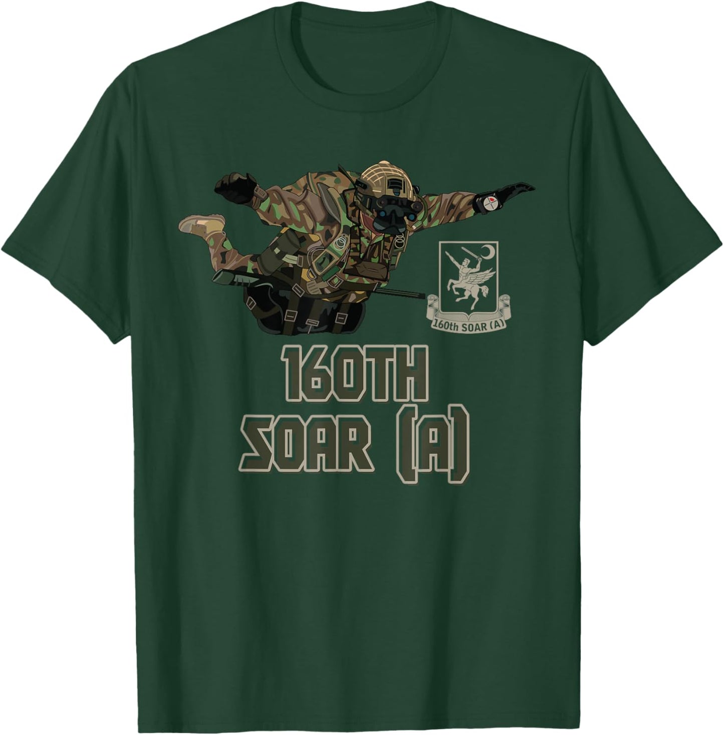 160th SOAR Special Force Airborne US Night Stalkers Army T-Shirt - T-Shirt | Forest