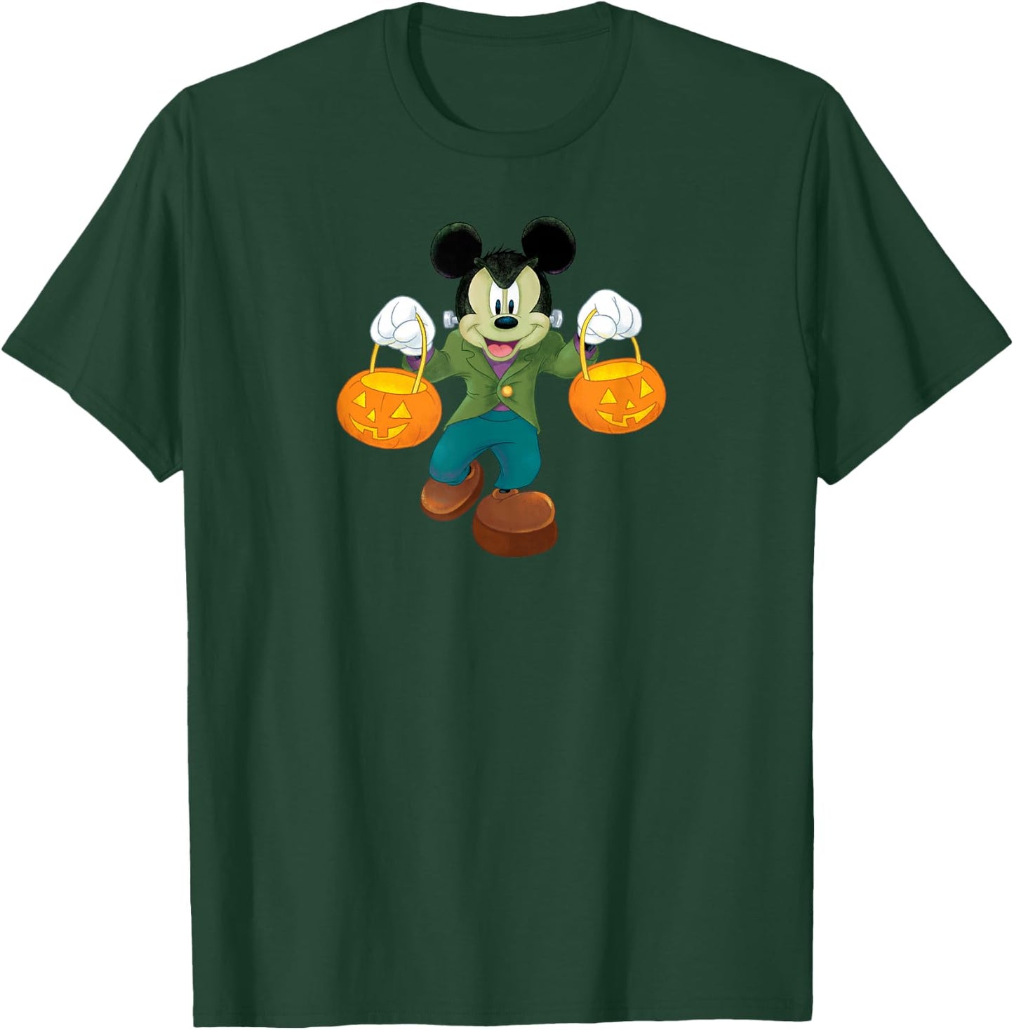 Disney Halloween Mickey Mouse Frankenstein T-Shirt - T-Shirt | Forest