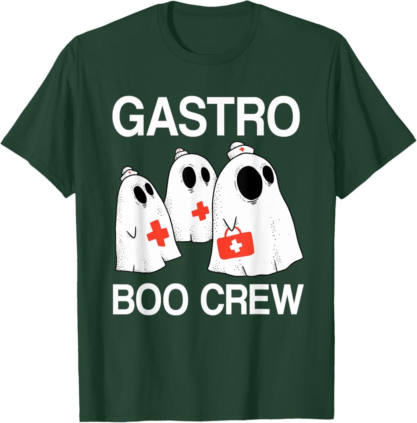 Spooky Gastro Boo Crew Halloween Costume Gi Nurse T-Shirt - T-Shirt | Forest