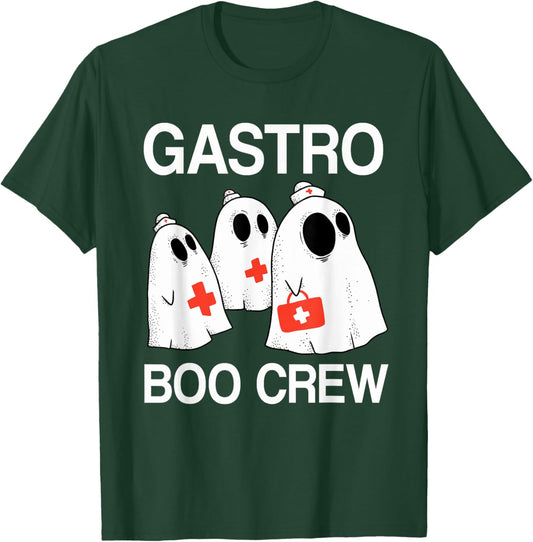 Spooky Gastro Boo Crew Halloween Costume Gi Nurse T-Shirt - T-Shirt | Forest