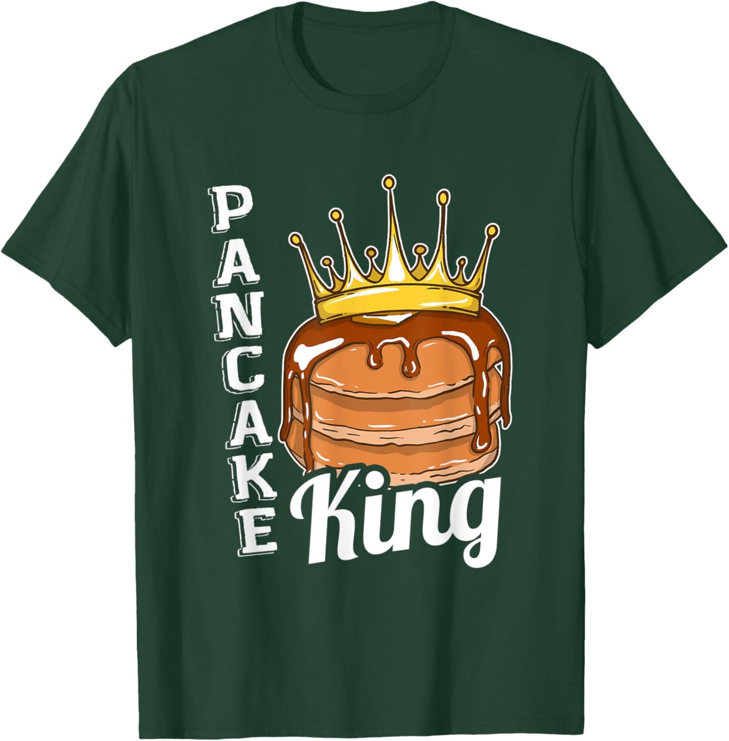 Funny Pancake King Pancake Maker T-Shirt - T-Shirt | Forest