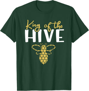 King Bee - King of the Hive T-Shirt - T-Shirt | Forest