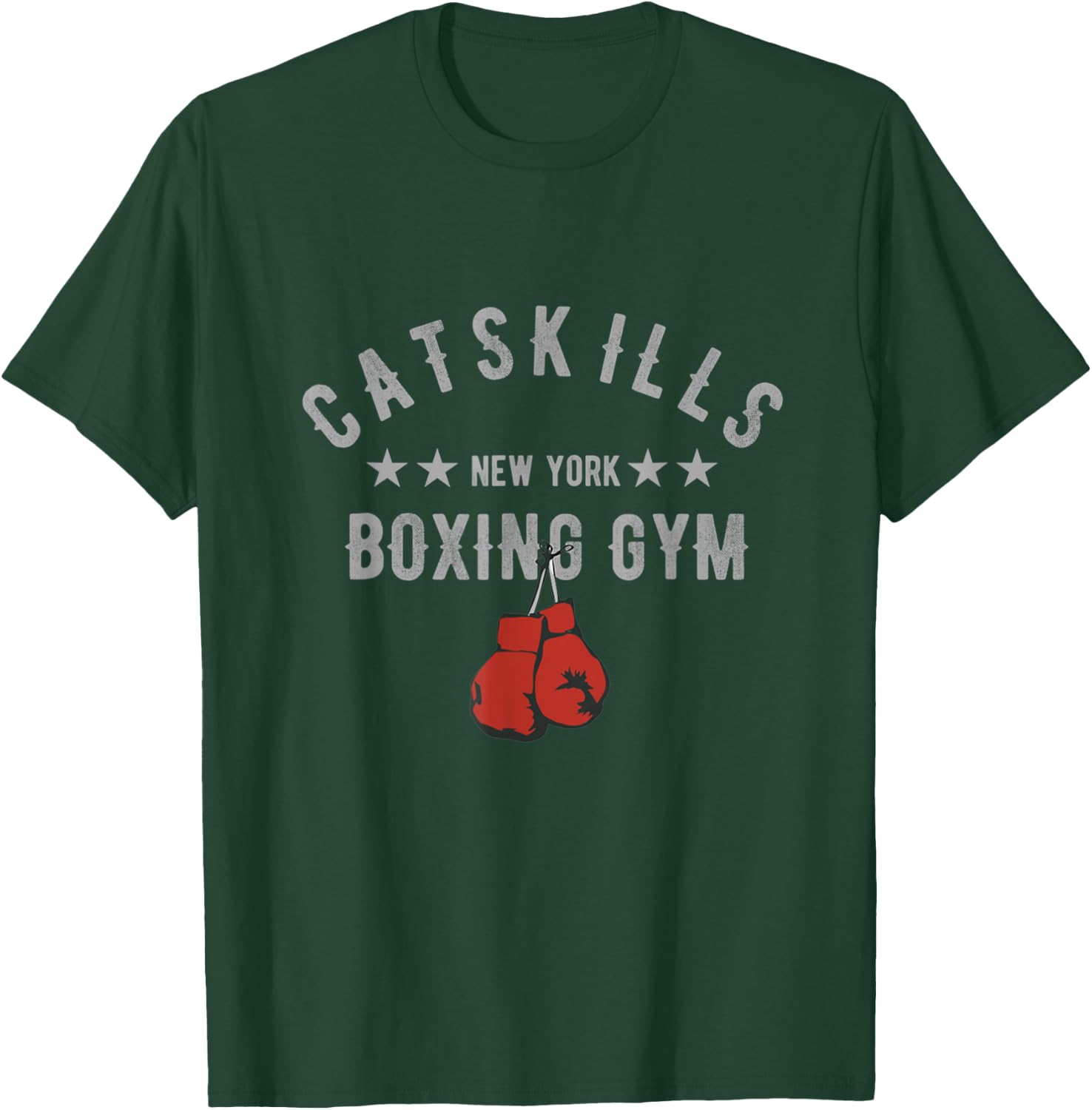 Vintage Catskills New York Boxing Gym Boxing Day T-Shirt - T-Shirt | Forest