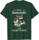 I’m A Bookaholic And I Regret Nothing Black Cat Reading Book T-Shirt - T-Shirt | Forest