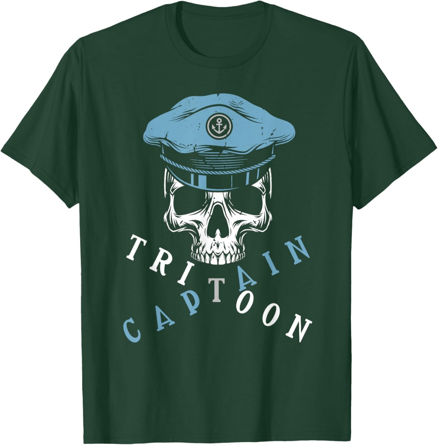 Boating Tritoon Captain Flatboat Life Pontoon Women T-Shirt - T-Shirt | Forest