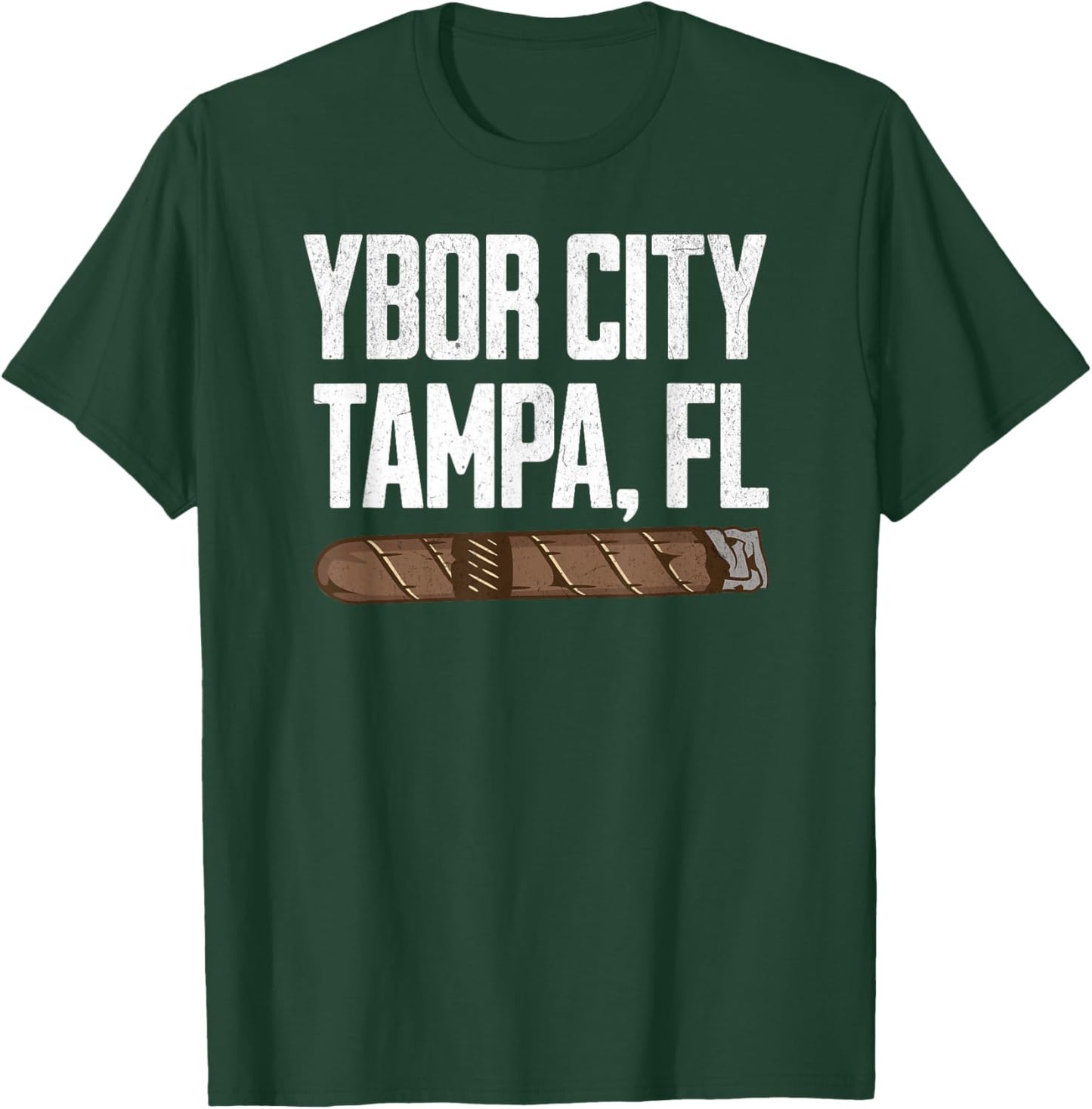 Ybor City Cigar History Tampa Florida City State Souvernir T-Shirt - T-Shirt | Forest