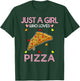 Just A Girl Who Loves Pizza Girl Kids Pizza T-Shirt - T-Shirt | Forest
