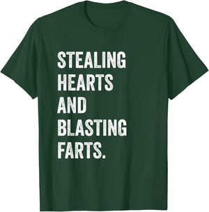 Stealing Hearts And Blasting Farts Vintage toddler & kids T-Shirt - T-Shirt | Forest
