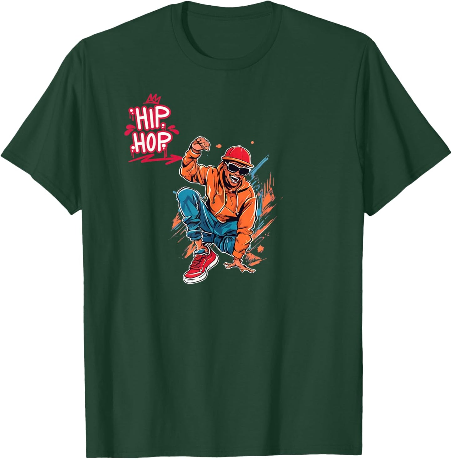 Breakdancer - Breakbeat - Hip Hop - Break Dance T-Shirt - T-Shirt | Forest