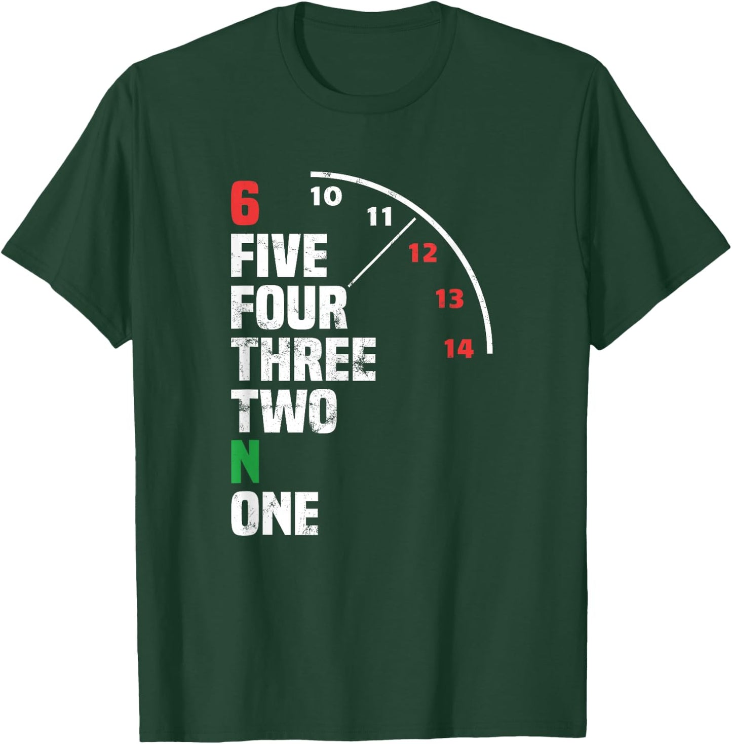 Motorcycle Gear Shift Pattern Motorcyclist T-Shirt - T-Shirt | Forest