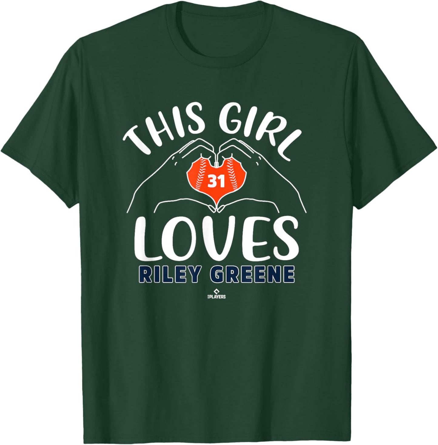 This Girl Loves Riley Greene Detroit MLBPA T-Shirt - T-Shirt | Forest