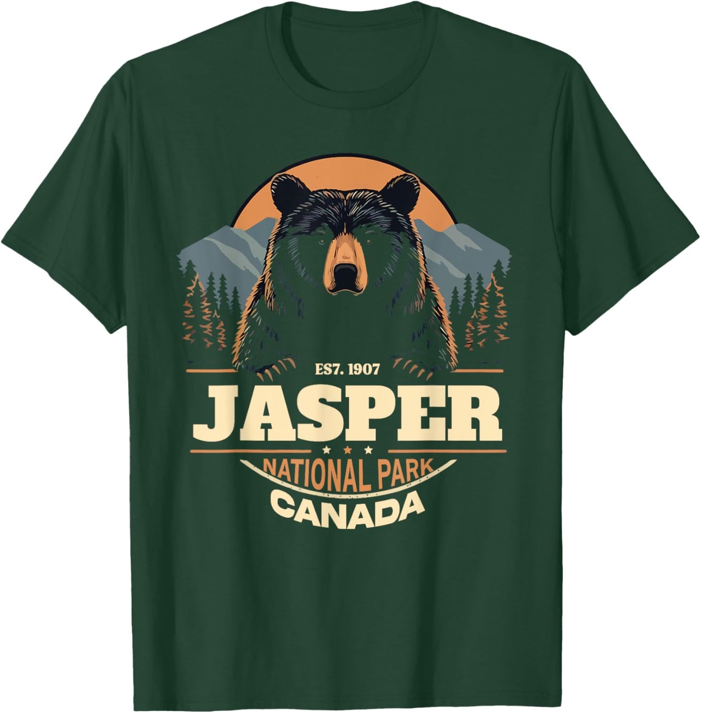 Jasper National Park British Columbia Canada T-Shirt - T-Shirt | Forest