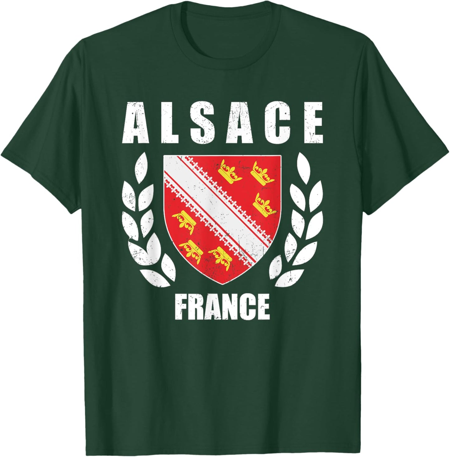 Alsace traveling family ancestry souvenir national France T-Shirt - T-Shirt | Forest