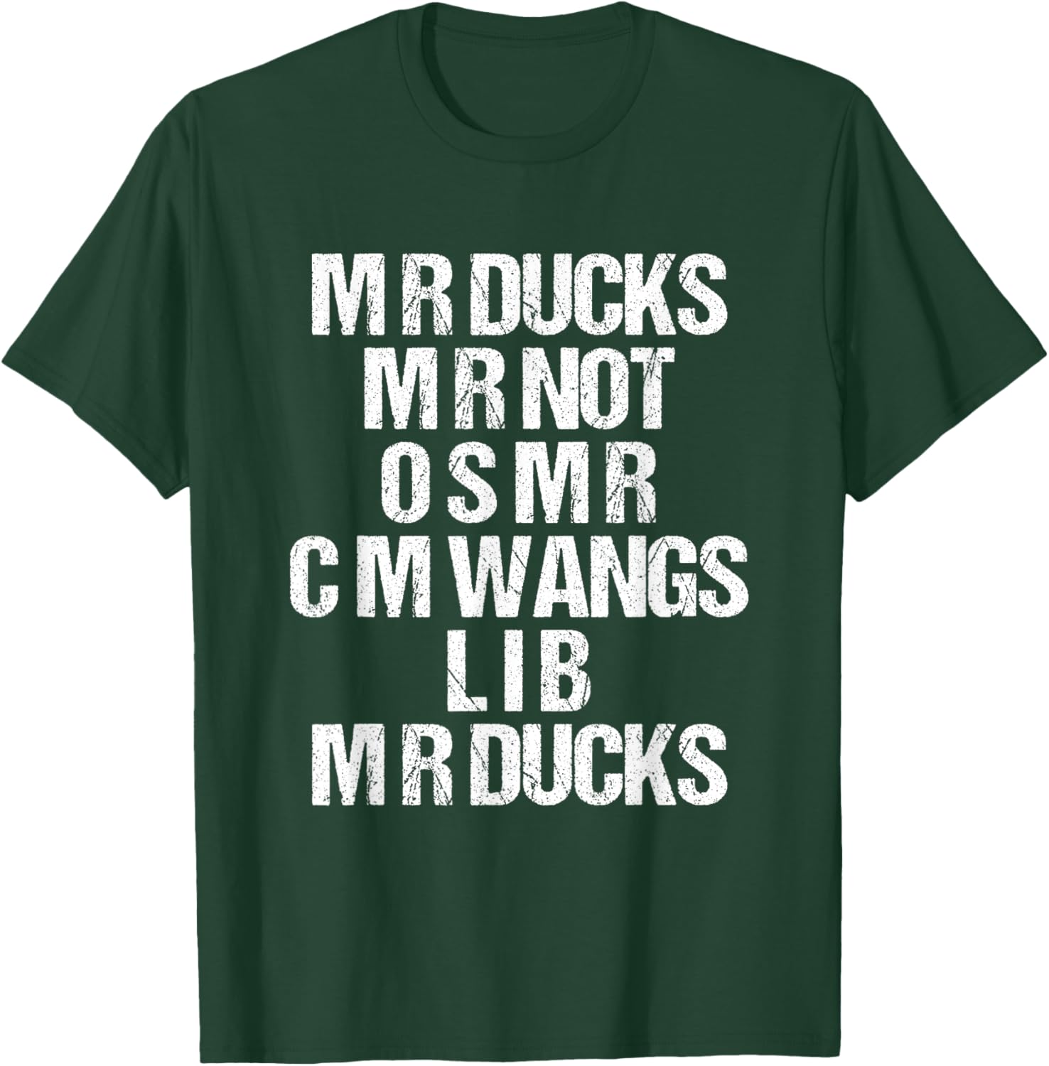 M R Ducks... Funny Duck Saying Duck Lover Wings M R Ducks T-Shirt - T-Shirt | Forest