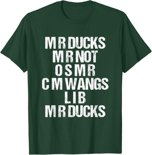M R Ducks... Funny Duck Saying Duck Lover Wings M R Ducks T-Shirt - T-Shirt | Forest