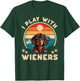 Dachshund I Play With Wieners Weiner Doxie Dog Lover Retro T-Shirt - T-Shirt | Forest