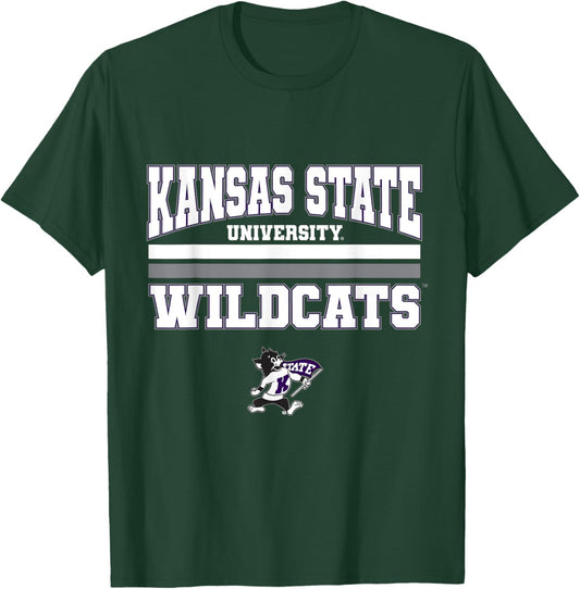 Kansas State Wildcats |NCAA University Merch | VNPKSTU301 T-Shirt - T-Shirt | Forest