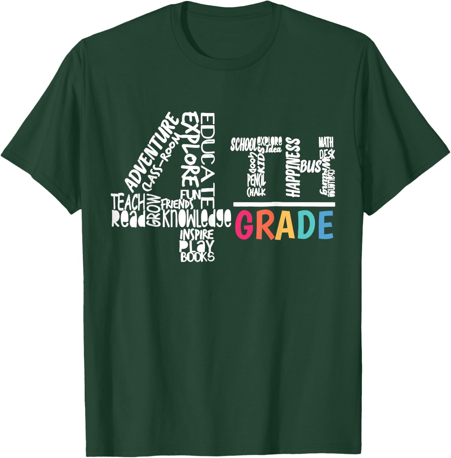 Funny Fourth Grade Shirt Students Of 4th Grade Boy T-Shirt - T-Shirt | Forest