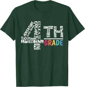 Funny Fourth Grade Shirt Students Of 4th Grade Boy T-Shirt - T-Shirt | Forest