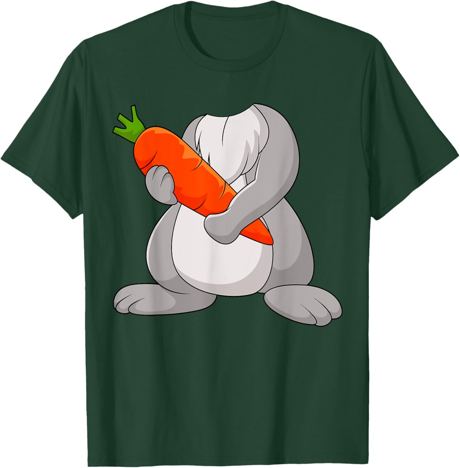 Funny Rabbit Body DIY Costume Bunny Cosplay Halloween Day T-Shirt - T-Shirt | Forest