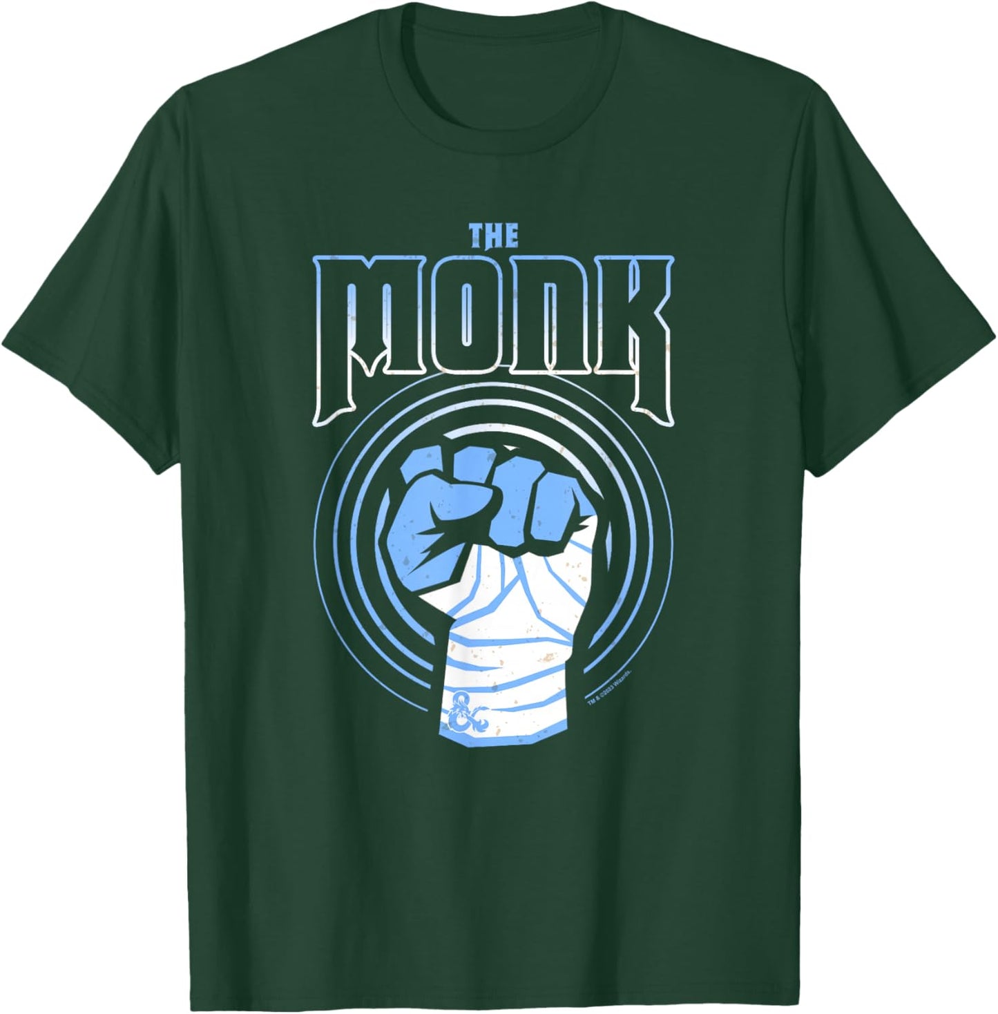 Dungeons & Dragons The Monk Class Combat Logo T-Shirt - T-Shirt | Forest