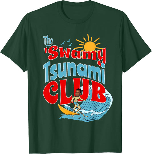 Vivek Ramaswamy Tsunami Club President 2024 Black -Adults Classic Fit Cotton 65% Polyester 35% Short Sleeve Small T-Shirt - T-Shirt | Forest