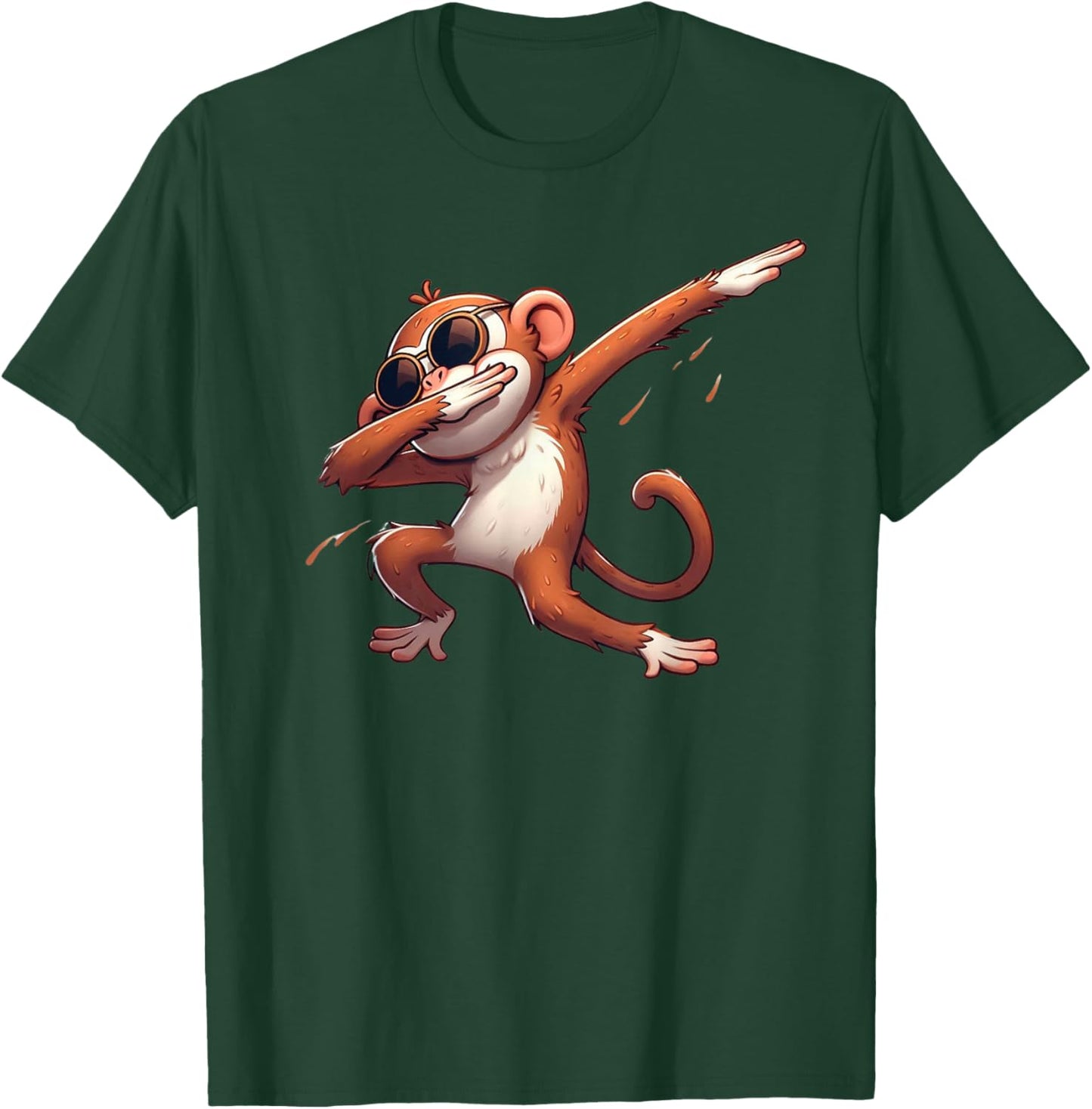 Funny Dab Dance Monkey For Monkey Lover Men Boys Women Kids T-Shirt - T-Shirt | Forest