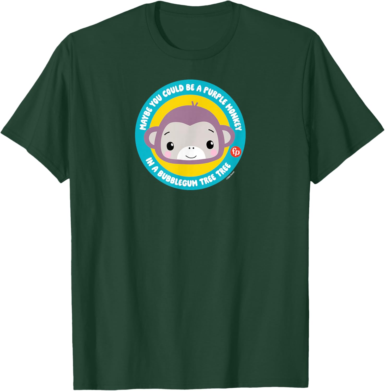 Fisher-Price Song of Purple Monkey in a Bubblegum Tree T-Shirt - T-Shirt | Forest