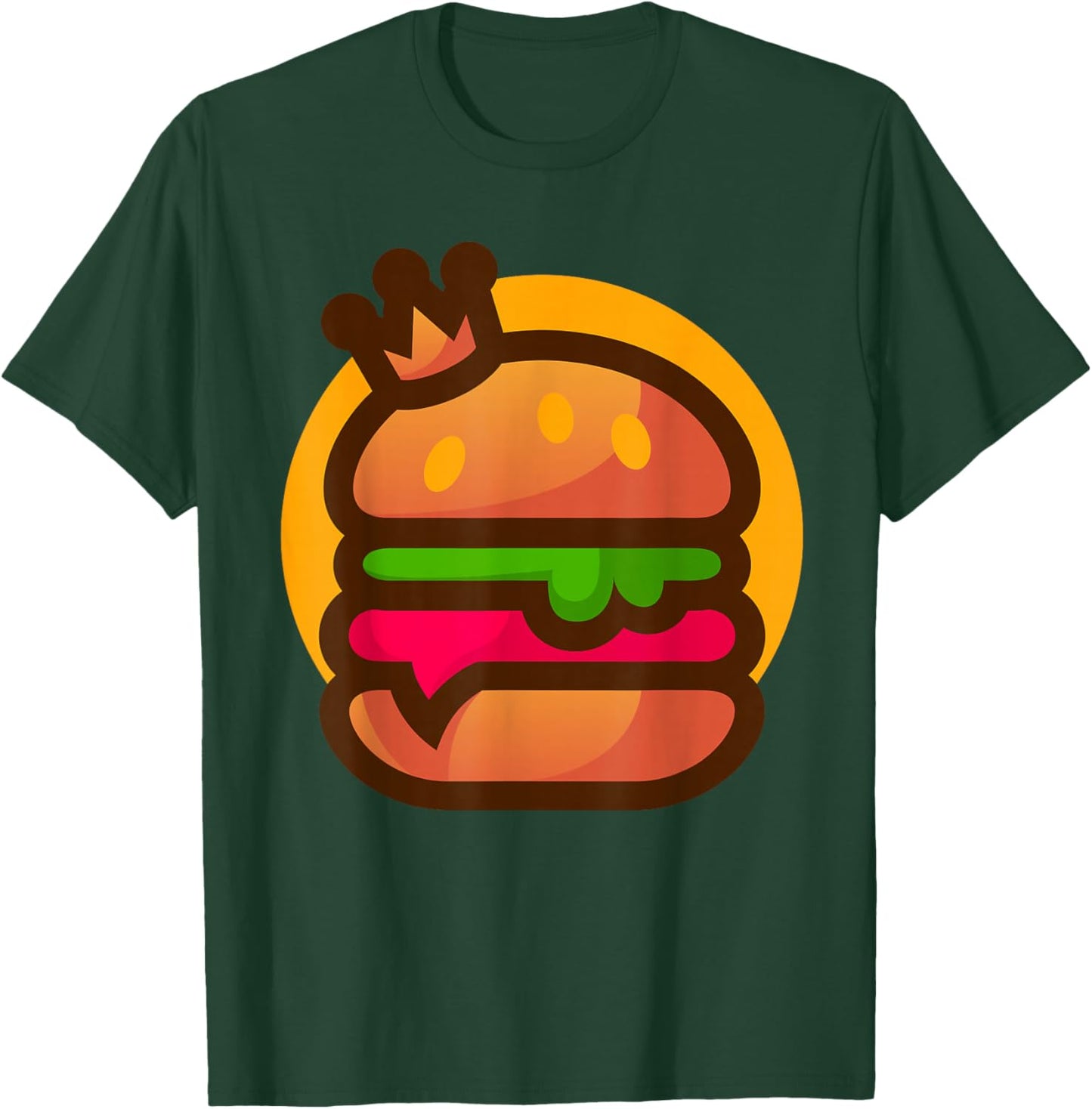 Royal King Burger T-Shirt - T-Shirt | Forest