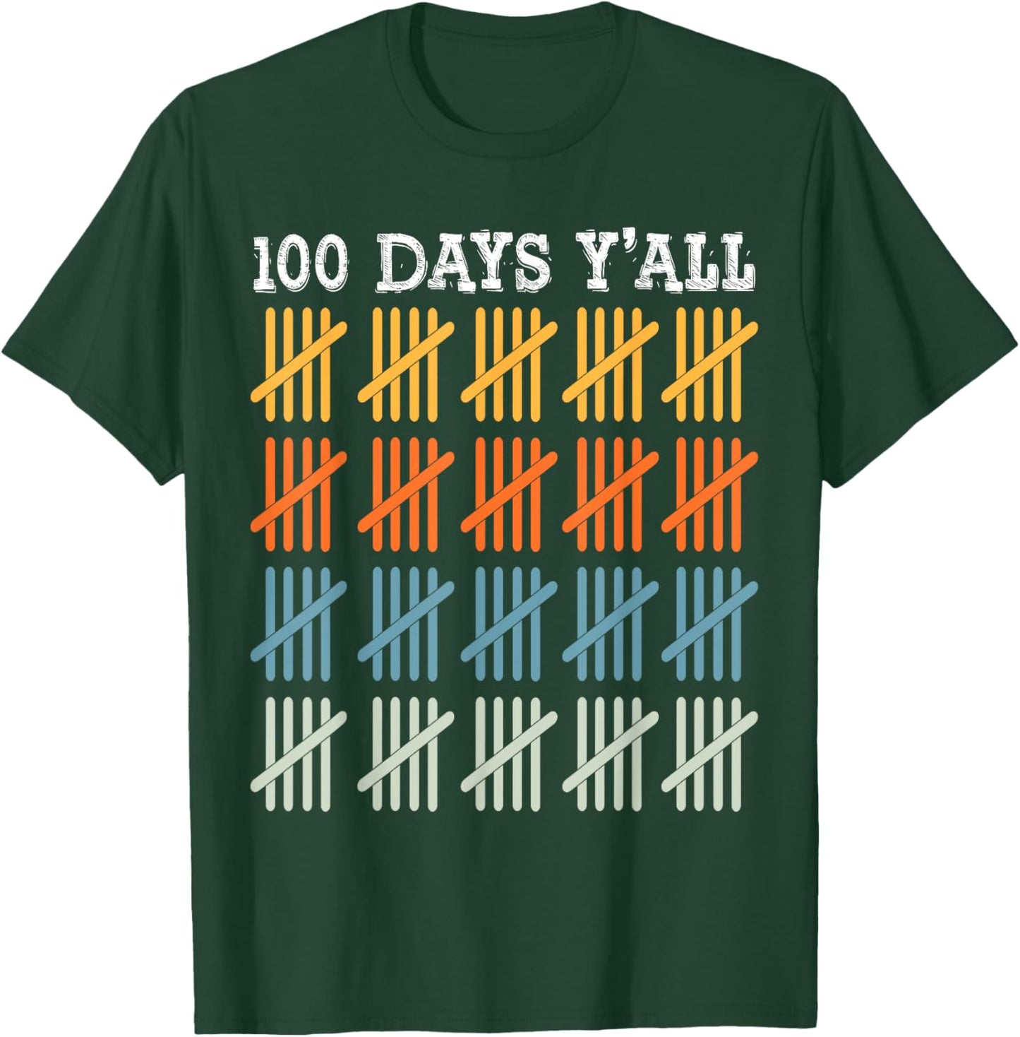 100 Days of School Kids 100th Day of School T-Shirt - T-Shirt | Forest