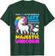 Only 2% Of The World Is Left Handed I'm A Majestic Unicorn T-Shirt - T-Shirt | Forest