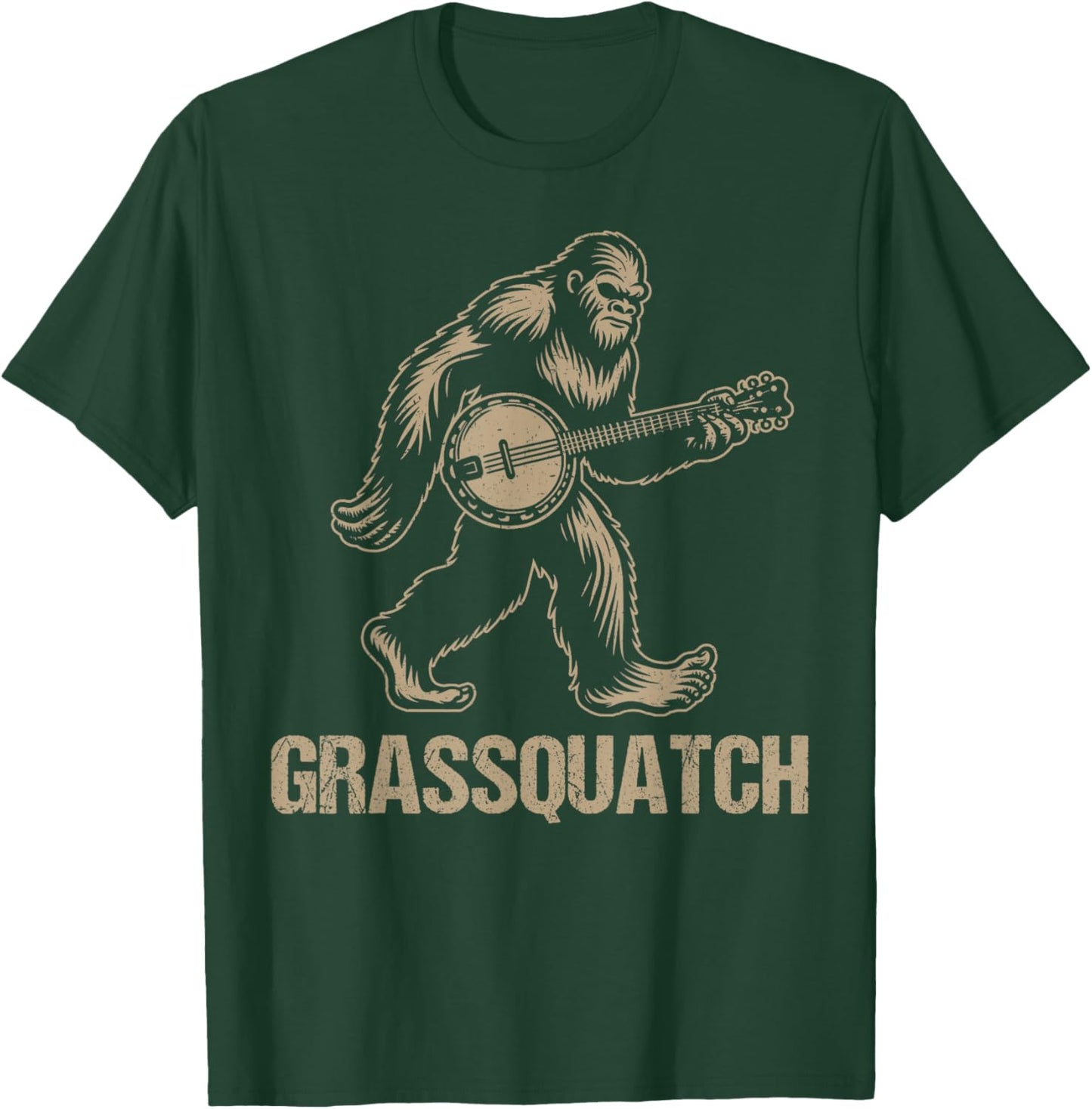 Bluegrass Banjo T-Shirt - T-Shirt | Forest