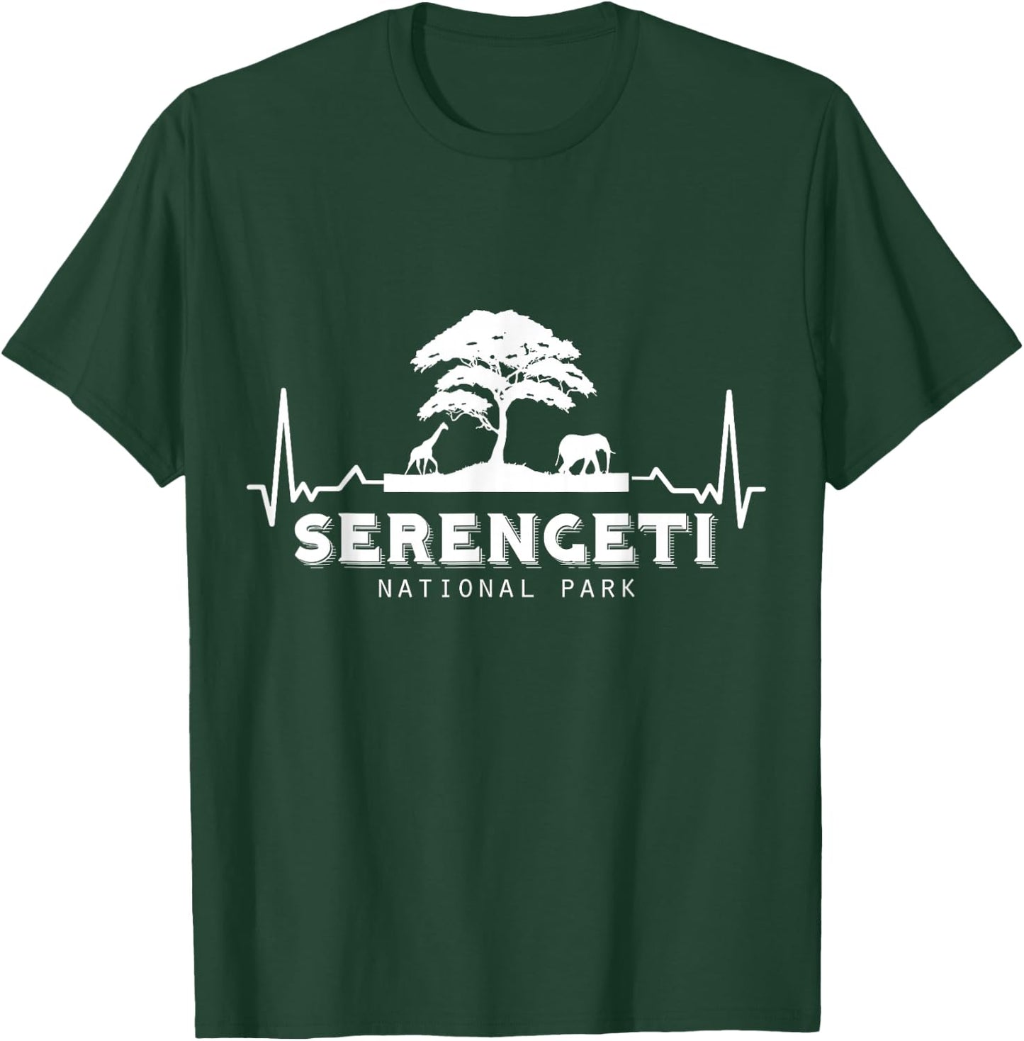 Serengeti National Park Tanzania Africa Safari Big five T-Shirt - T-Shirt | Forest