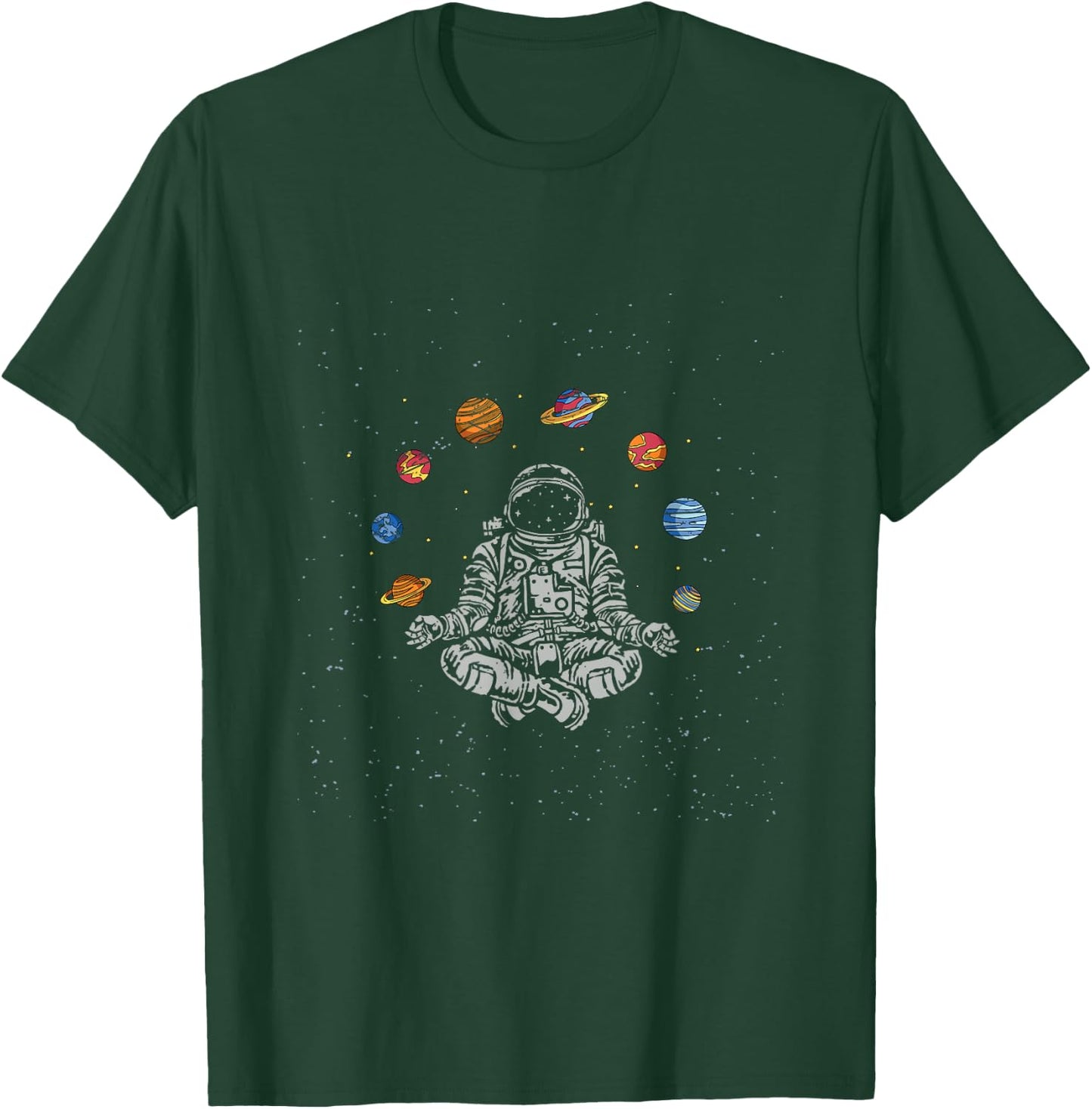 Planets Space Travel Astronomy Astronaut T-Shirt - T-Shirt | Forest