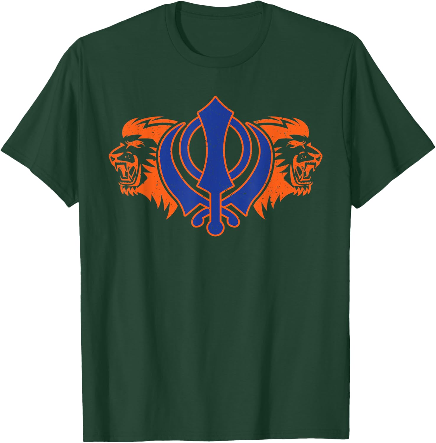 Khanda lions kaur punjabi - sikhism sikh gift T-Shirt - T-Shirt | Forest
