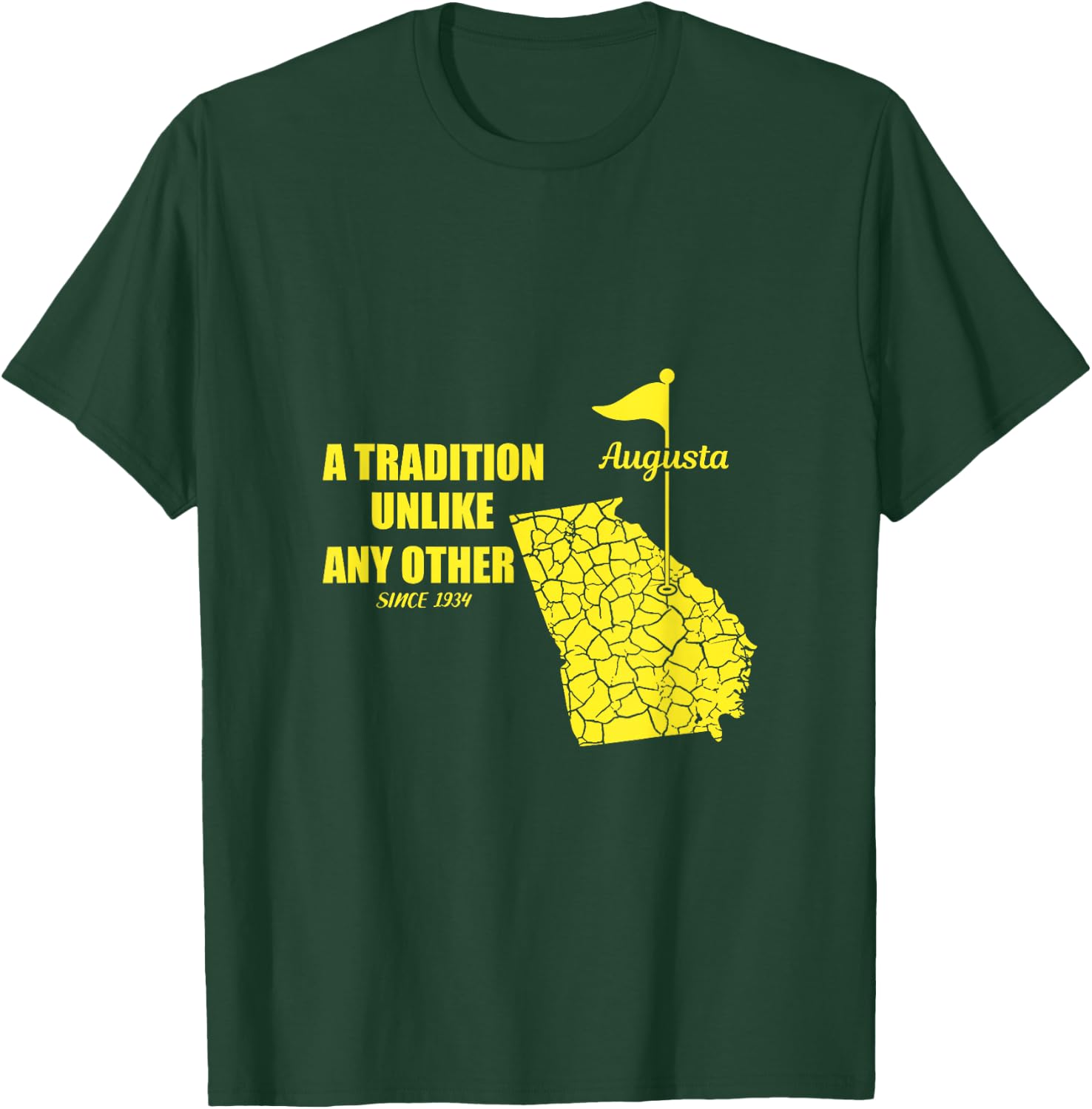 Augusta Georgia Golfing Shirt Golf in April T-Shirt - T-Shirt | Forest