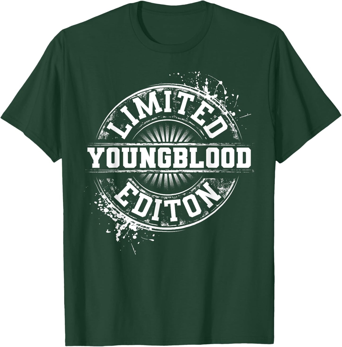 YOUNGBLOOD Funny Surname Family Tree Birthday Reunion Gift T-Shirt - T-Shirt | Forest