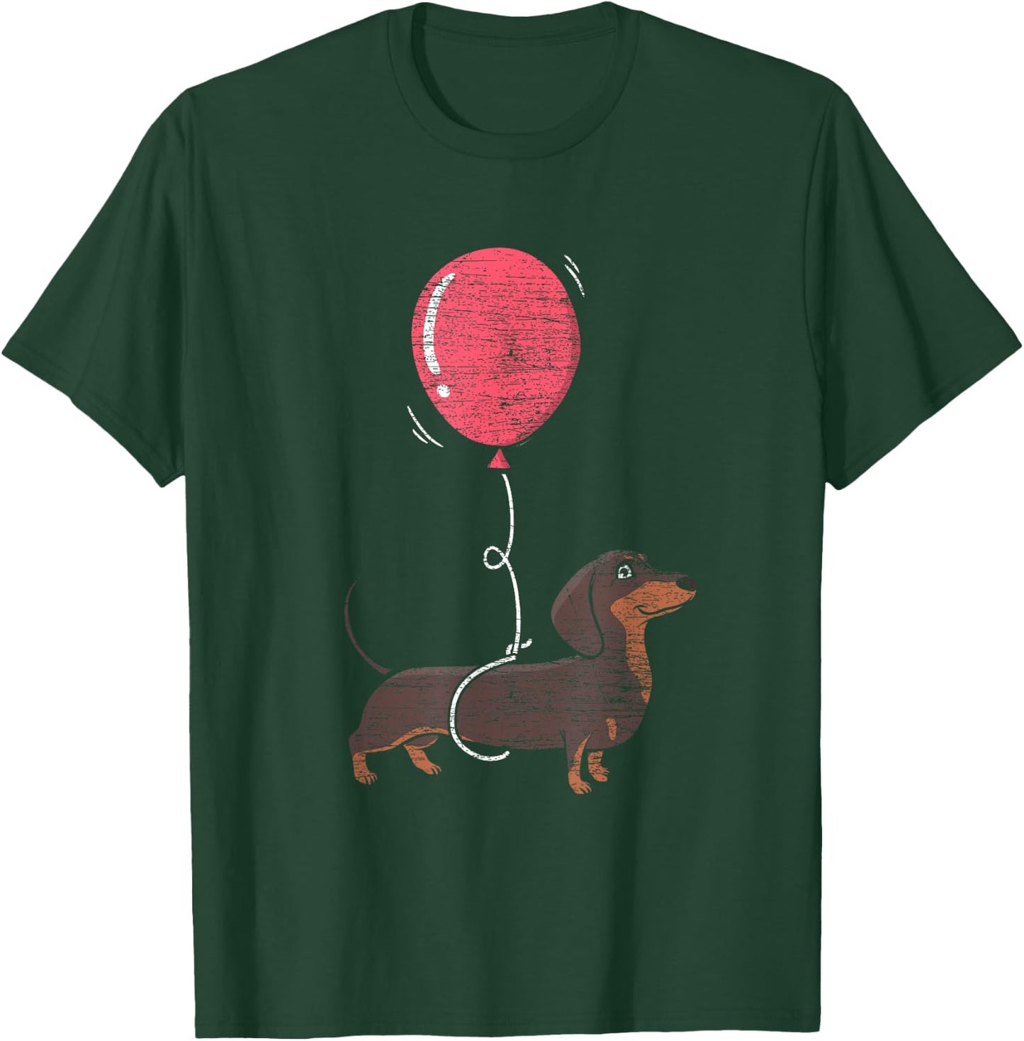 Balloon Dachshund T-Shirt - T-Shirt | Forest