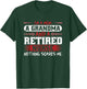 I'm A Mom Grandma And A Retired Nurse Nothing Scares Me T-Shirt - T-Shirt | Forest