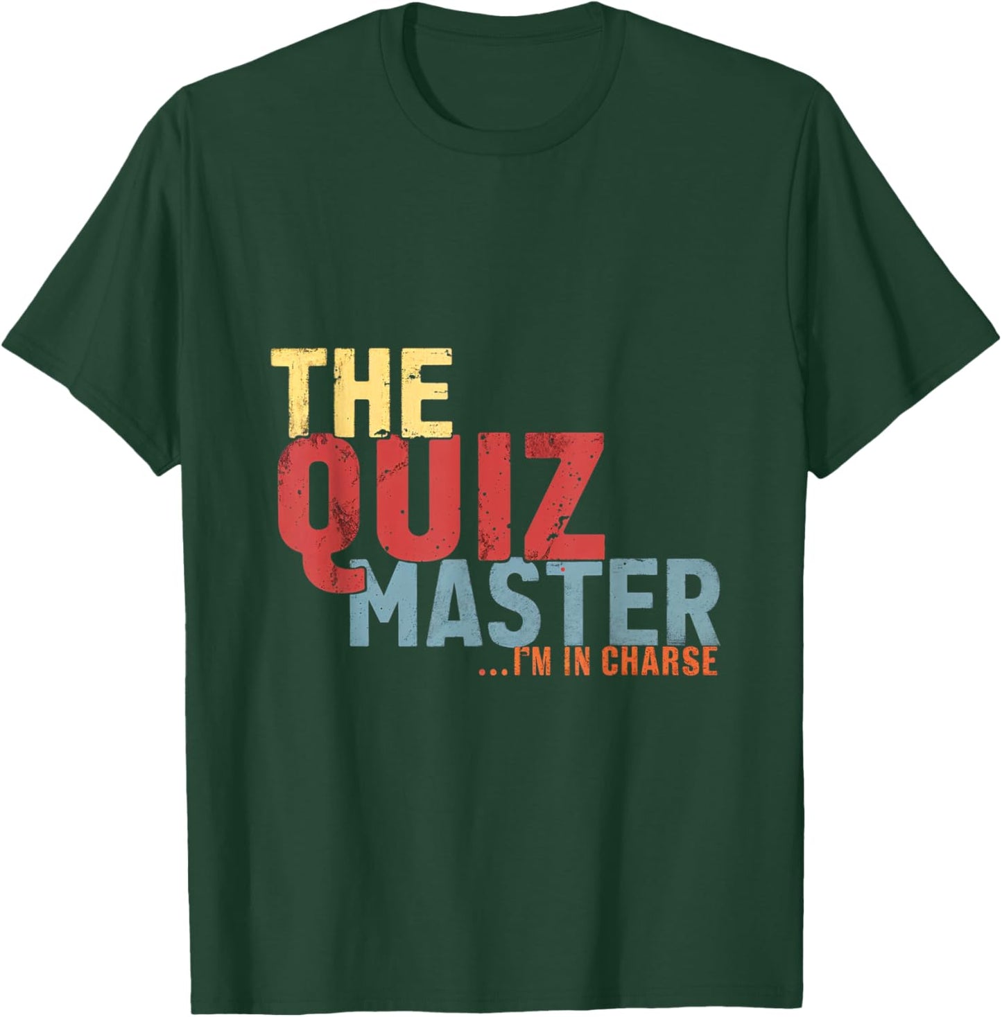 The Quiz Master Trivia Game Quiz Night Team T-Shirt - T-Shirt | Forest