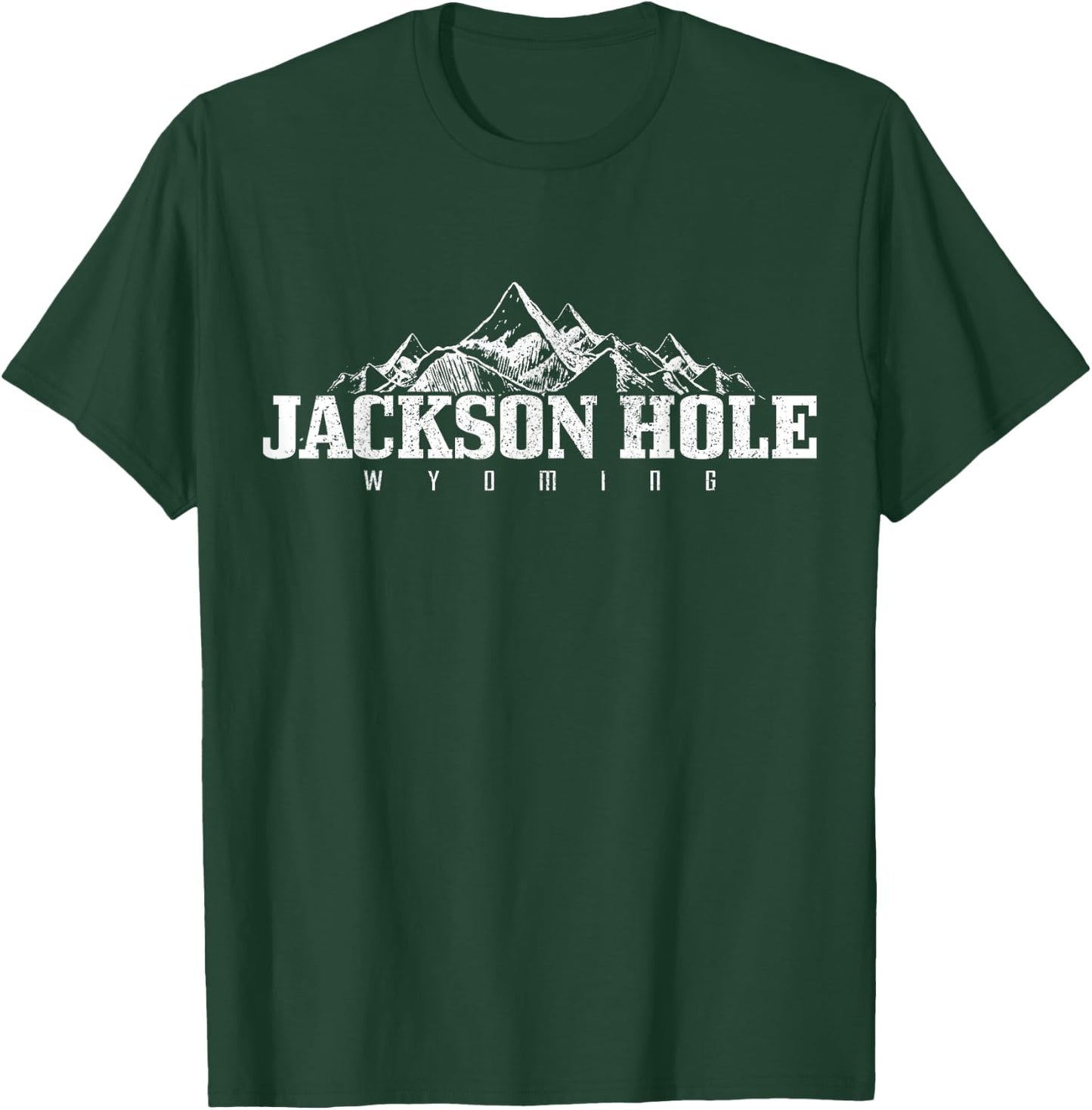 Jackson Hole Wyoming Mountains Pride Gift T-Shirt - T-Shirt | Forest