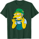 NEW The Simpsons St. Patrick's Day Moe the Bartender Funny T-Shirt - T-Shirt | Forest