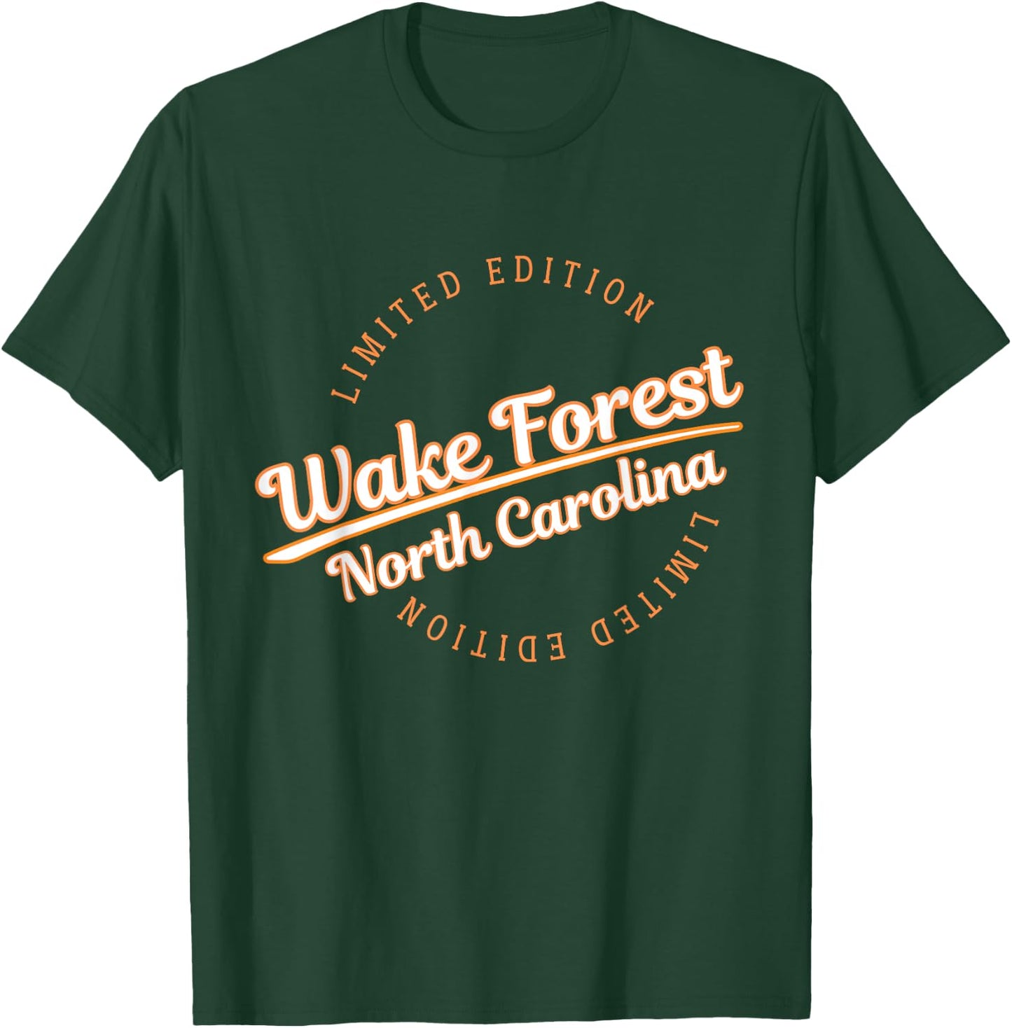 Retro Athletic Wake Forest NC Apparel T-Shirt - T-Shirt | Forest